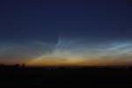 Lichtende nachtwolken, gefotografeerd door Marchal van Lare