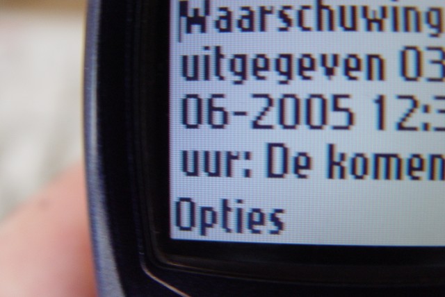 SMS naar 4411